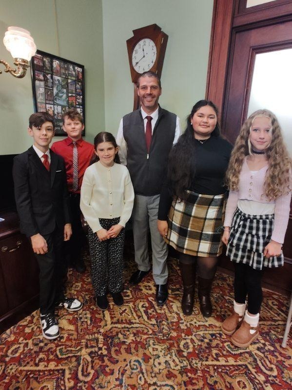 MS Student with Rep. Clint Owlett