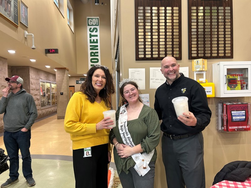 Mr. Kyle, Jaylin Butler, and Mrs. Sottolano