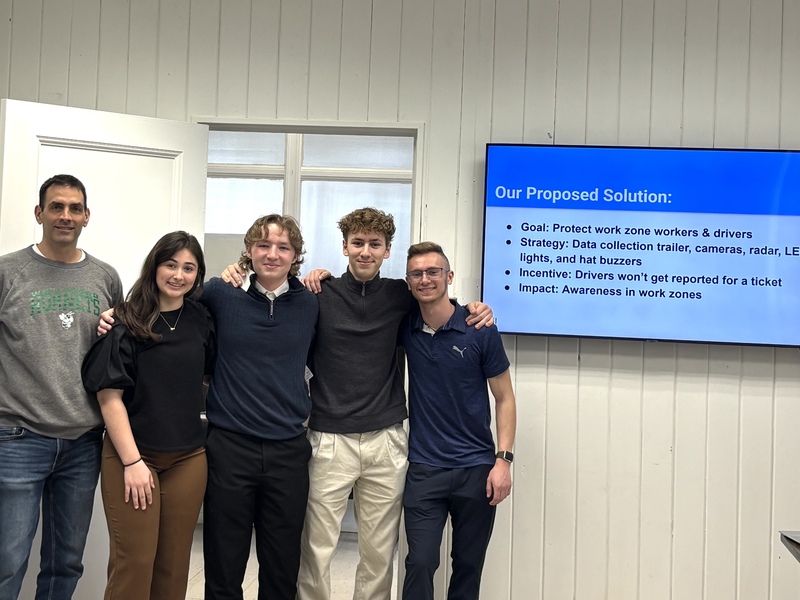 Students with teacher