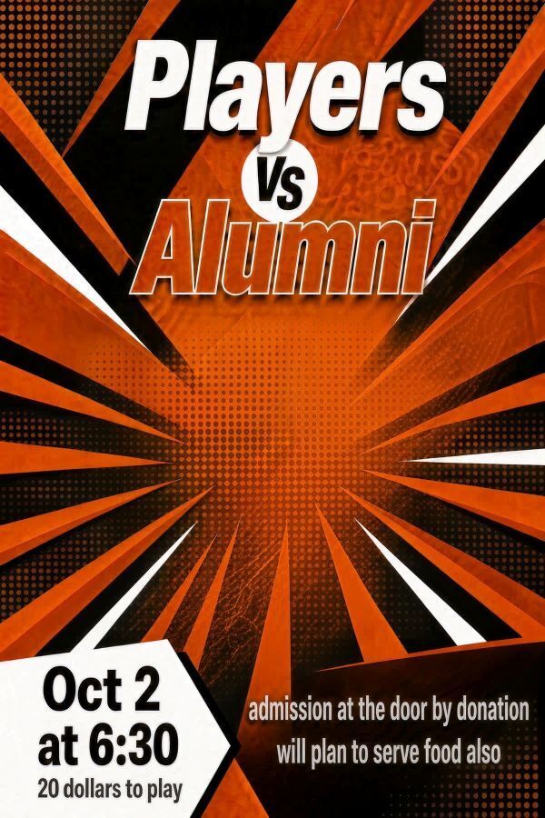 Players vs Alumni Flyer