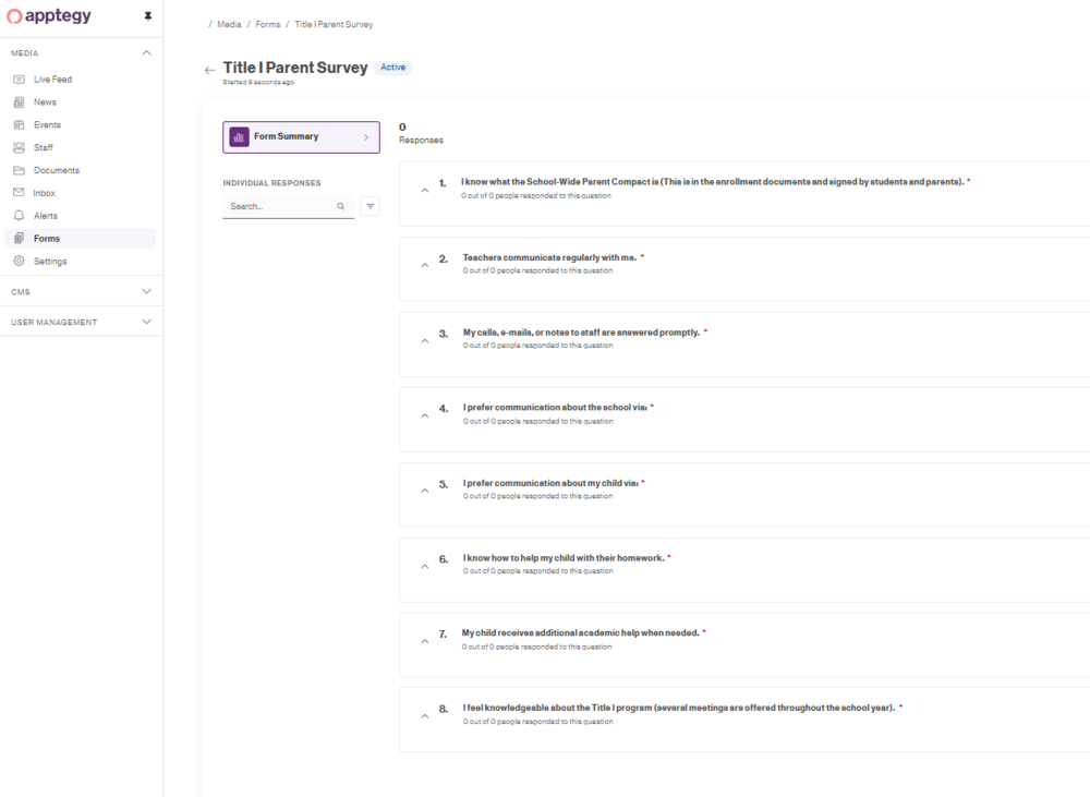 Title I survey questions