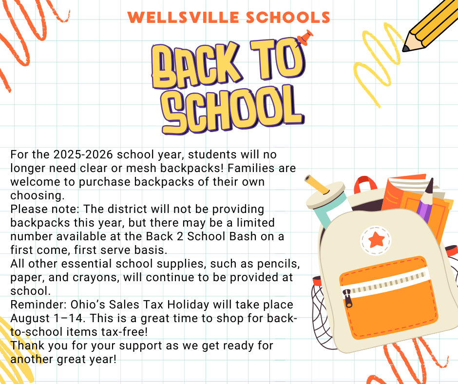 Bookbag Information
