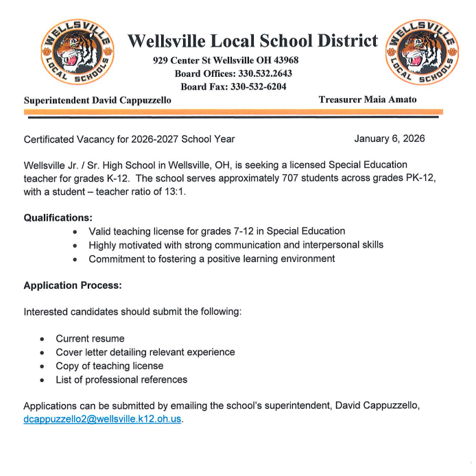 7-12 Special  Ed Teacher