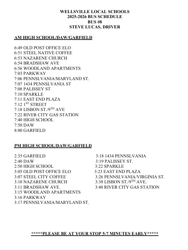 Steve's Bus Route 25-26