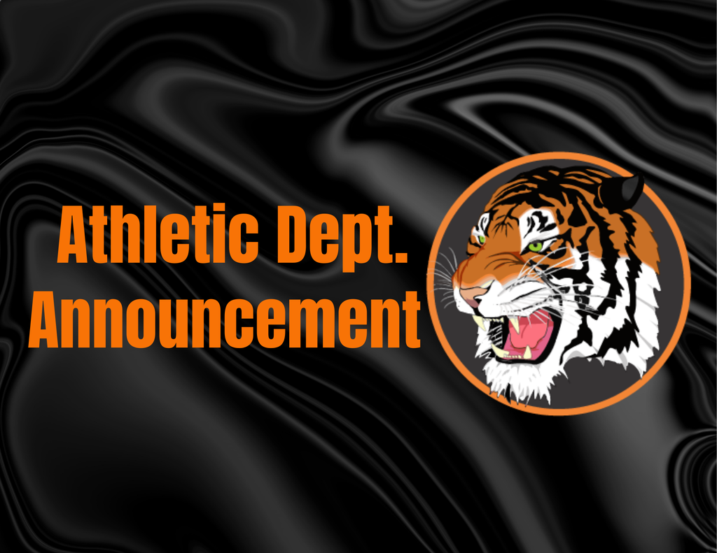 Athletic Department Announcement