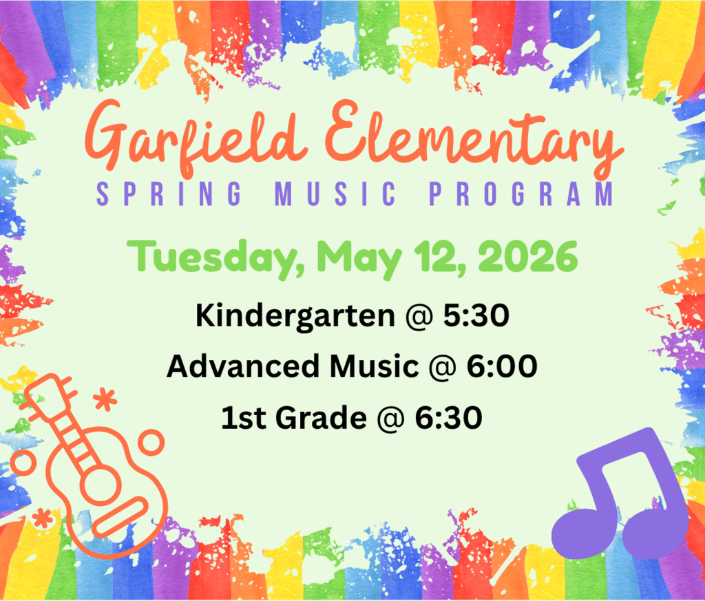 Garfield Elementary Spring Music Program