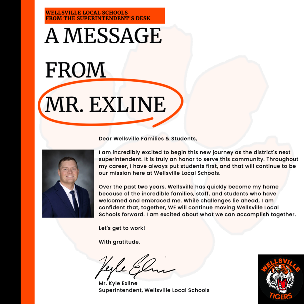 A Message from Mr. Exline