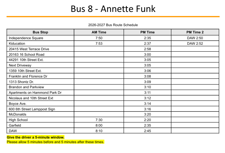 Bus 8