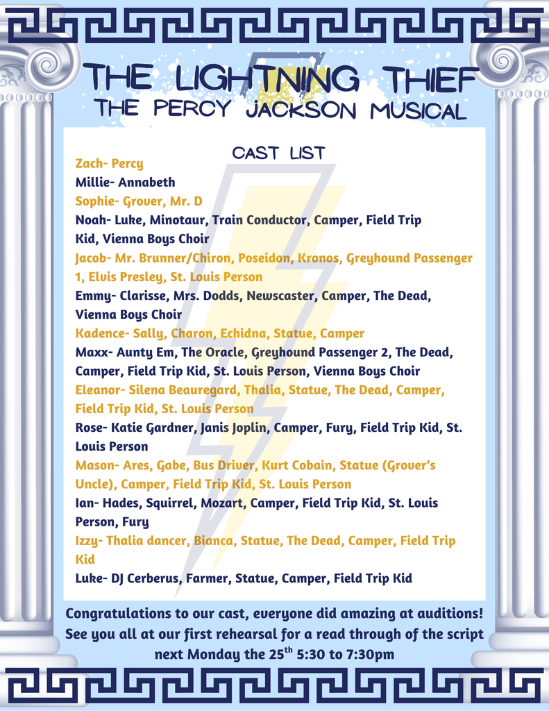 Cast List PJ