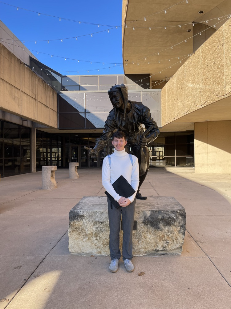 Zach in front of the Century 2