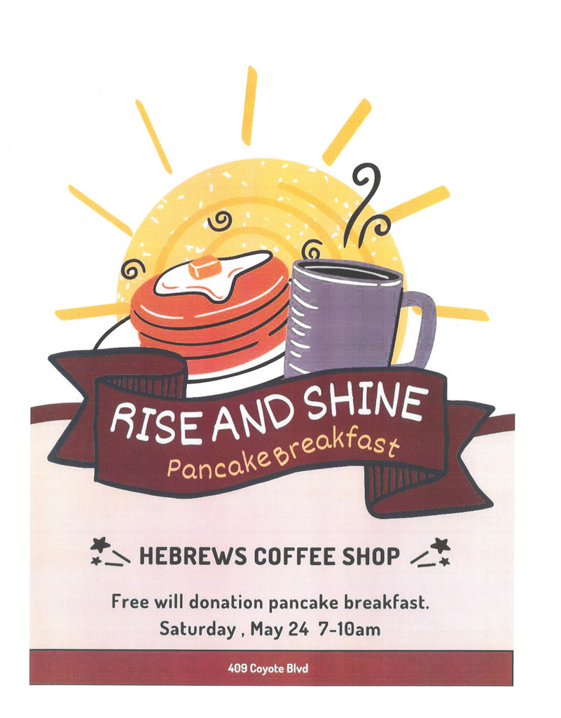 Rise and Shine Pancake Breakfast Flyer