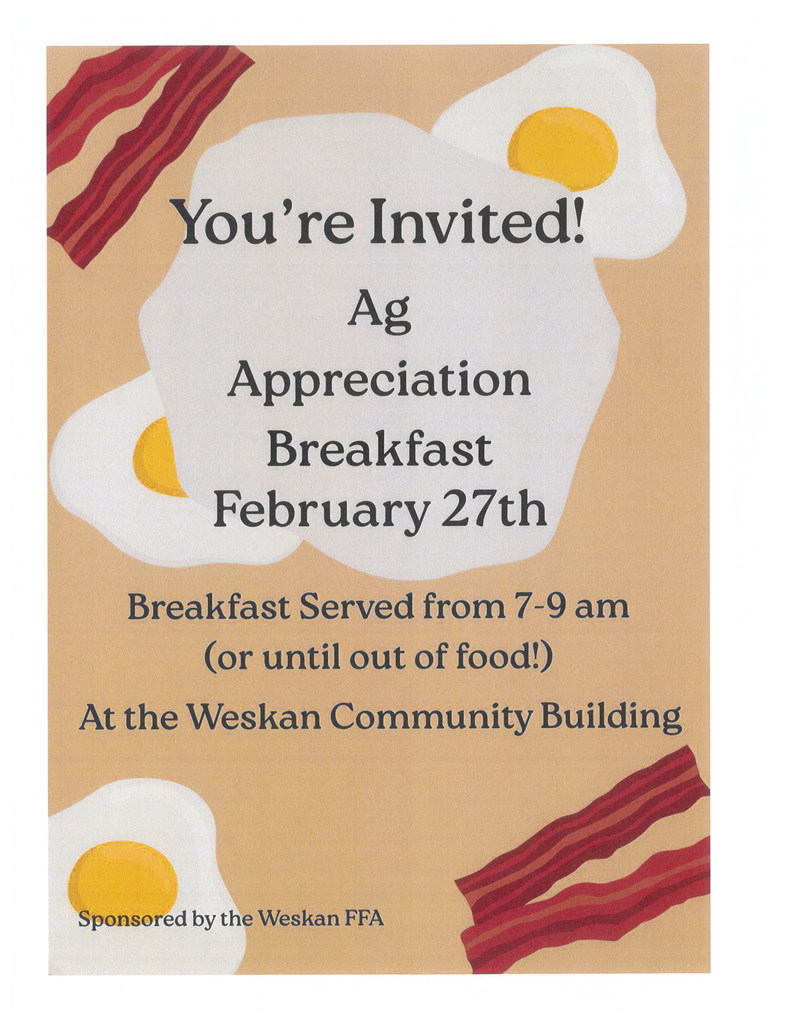 Weskan FFA AG Appreciation Breakfast