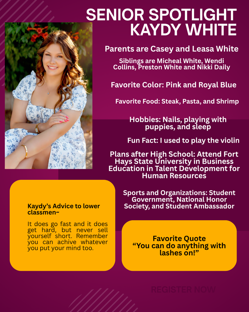 Kaydy White Senior Spotlight