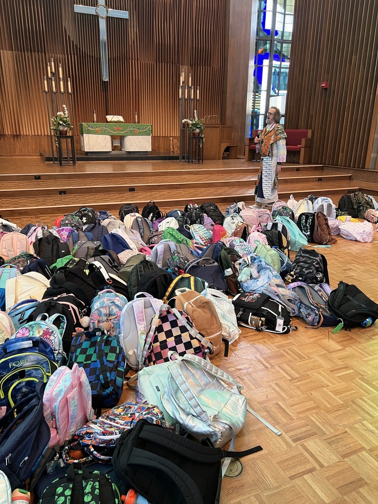 Blessing of the Backpacks