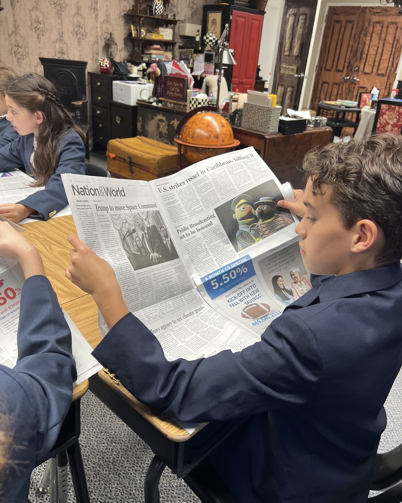 Fifth Grade Morning Newspaper Lesson