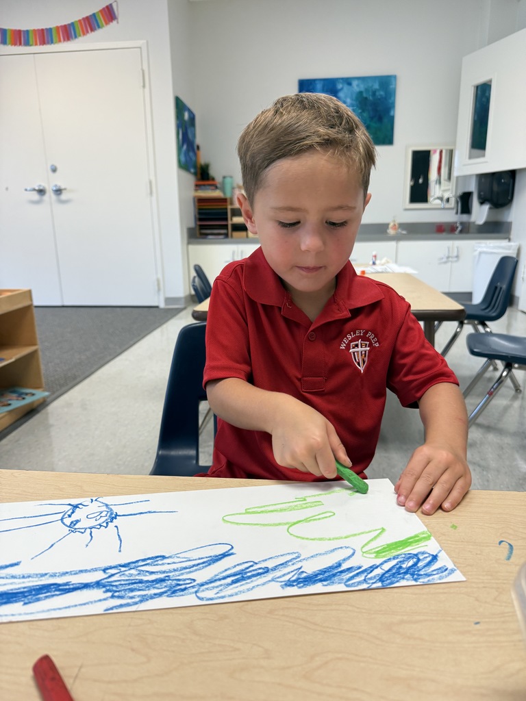 PreK 3s class cooperative art collage