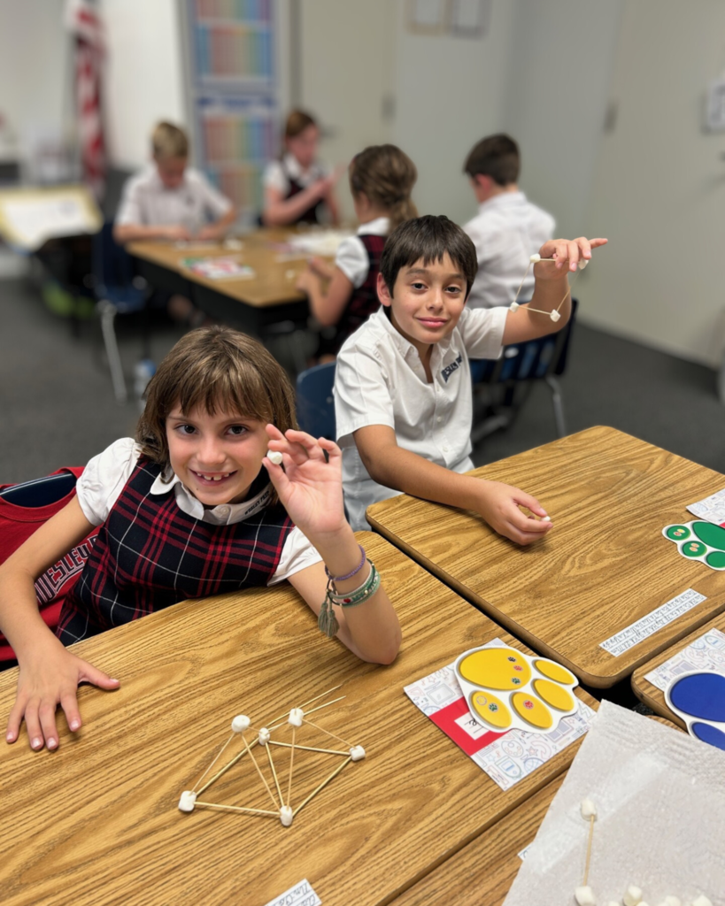 3rd Grade Marshmallow STEM lesson