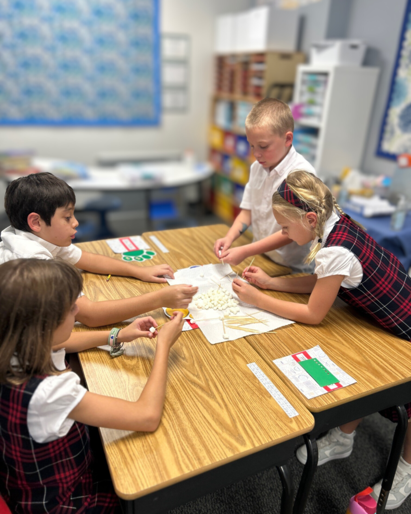 3rd Grade Marshmallow STEM lesson