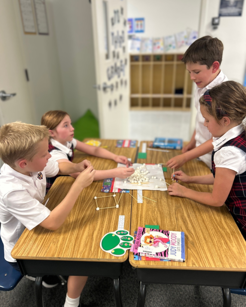 3rd Grade Marshmallow STEM lesson