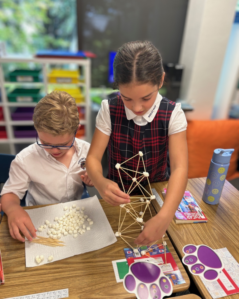 3rd Grade Marshmallow STEM lesson