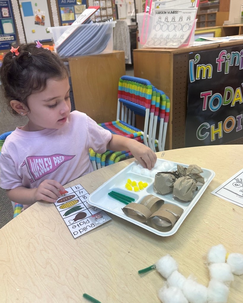 PreK 4 Thanksgiving Plate Lesson