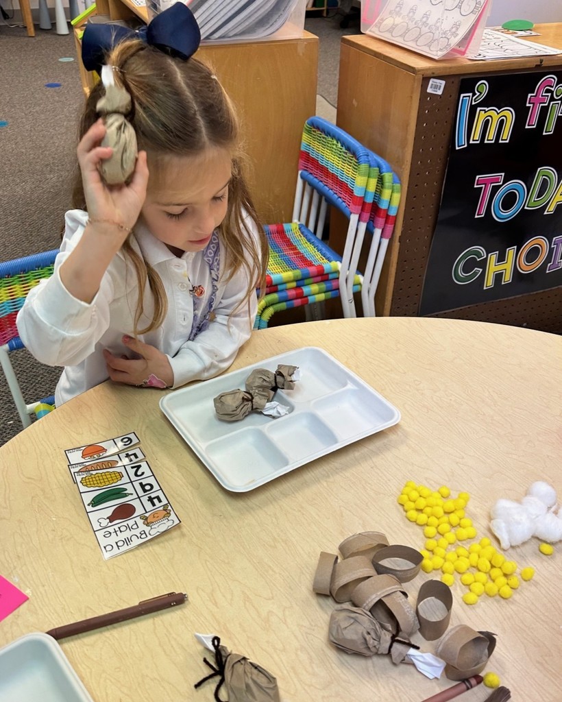 PreK 4 Thanksgiving Plate Lesson
