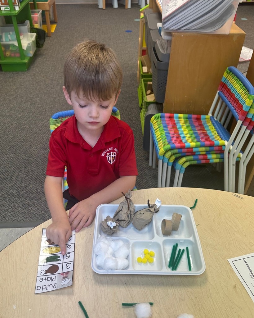PreK 4 Thanksgiving Plate Lesson