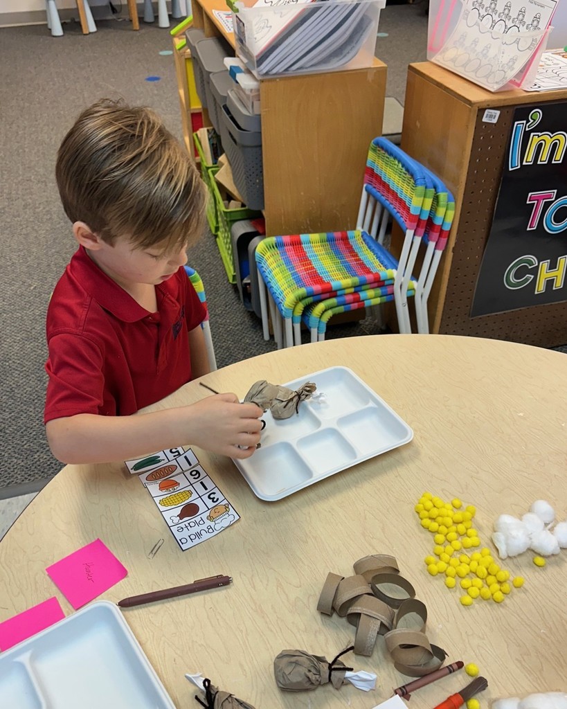 PreK 4 Thanksgiving Plate Lesson