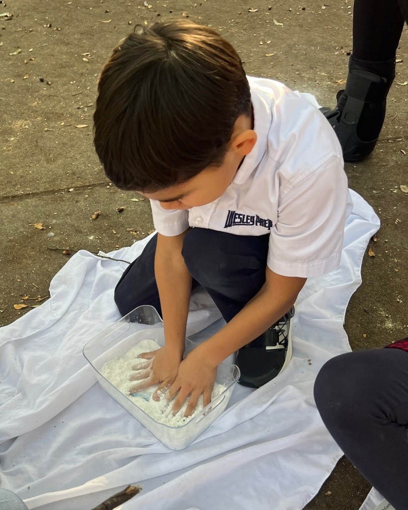 1st grade science lab snow lesson