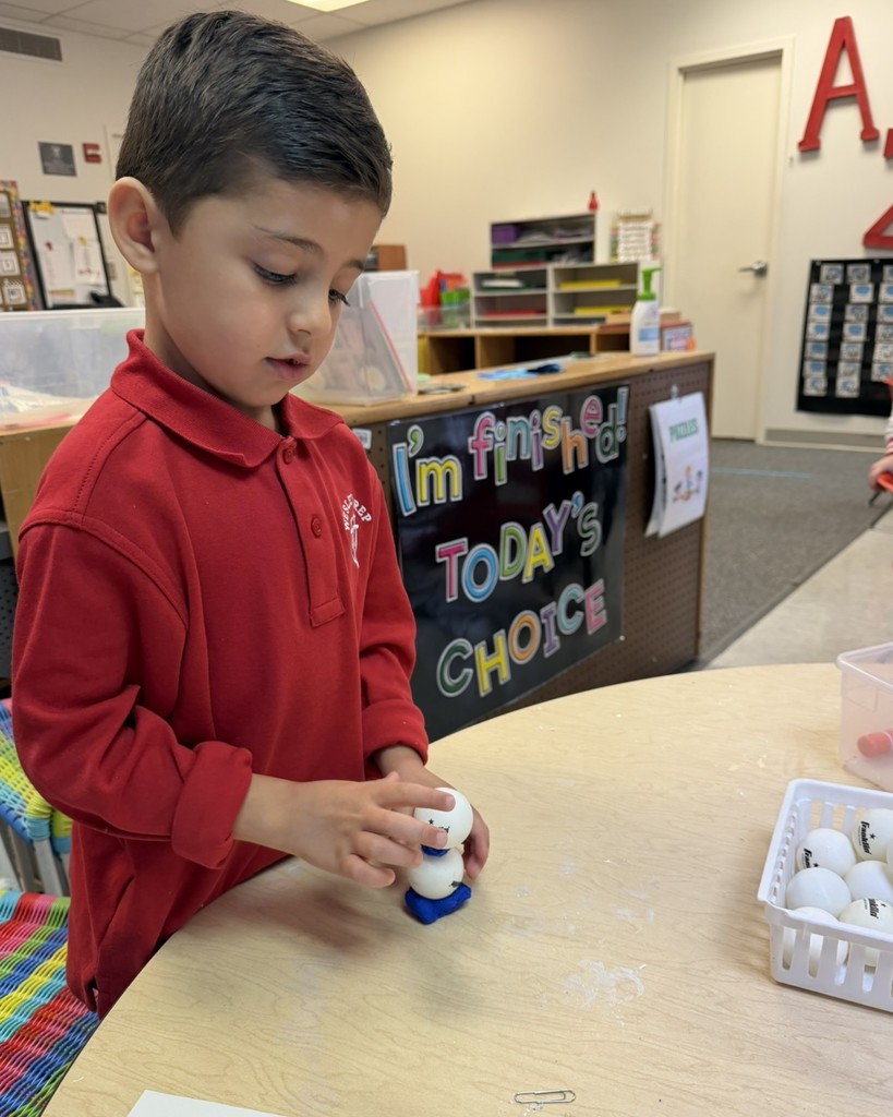 PreK snowball STEAM lesson