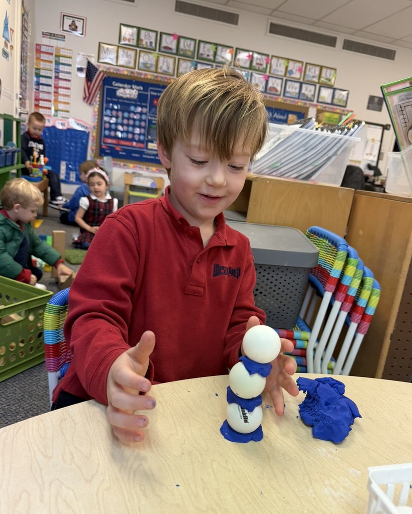 PreK snowball STEAM lesson
