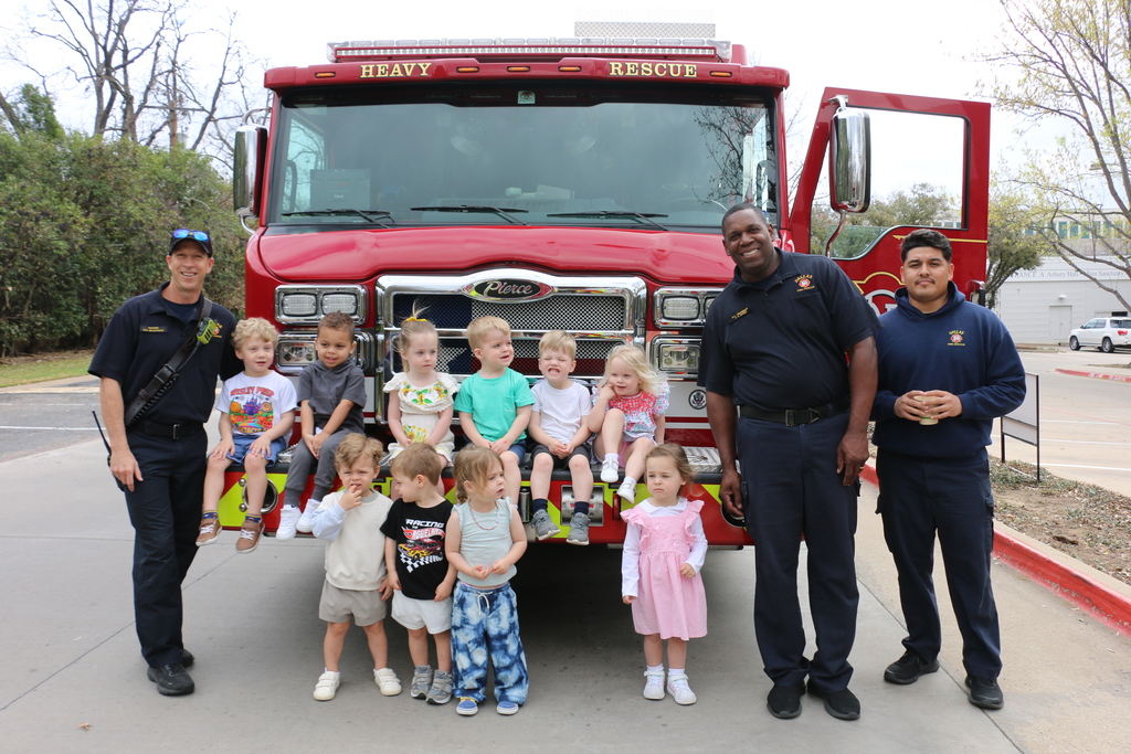 WP students pose for their class picture with the firefighters.