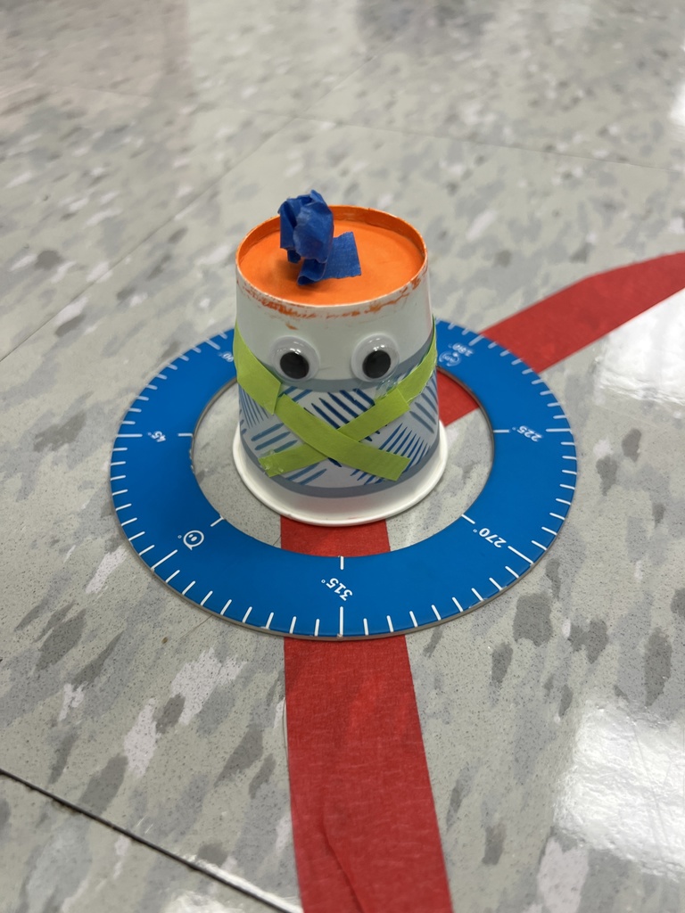 A photo of part of the Sphero obstacle.