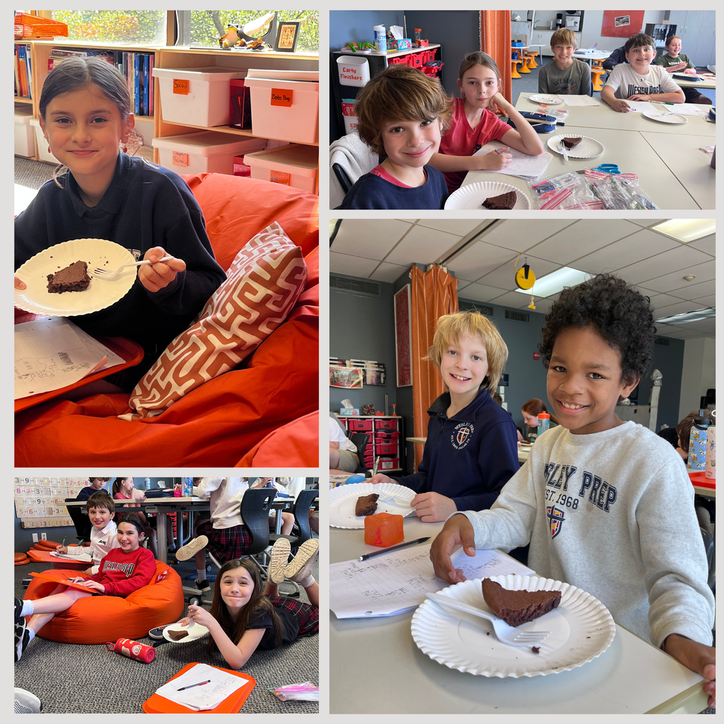 4th grade students celebrating Pi Day!