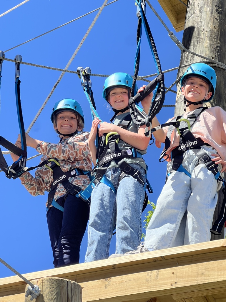 Fifth graders at Camp Classen.
