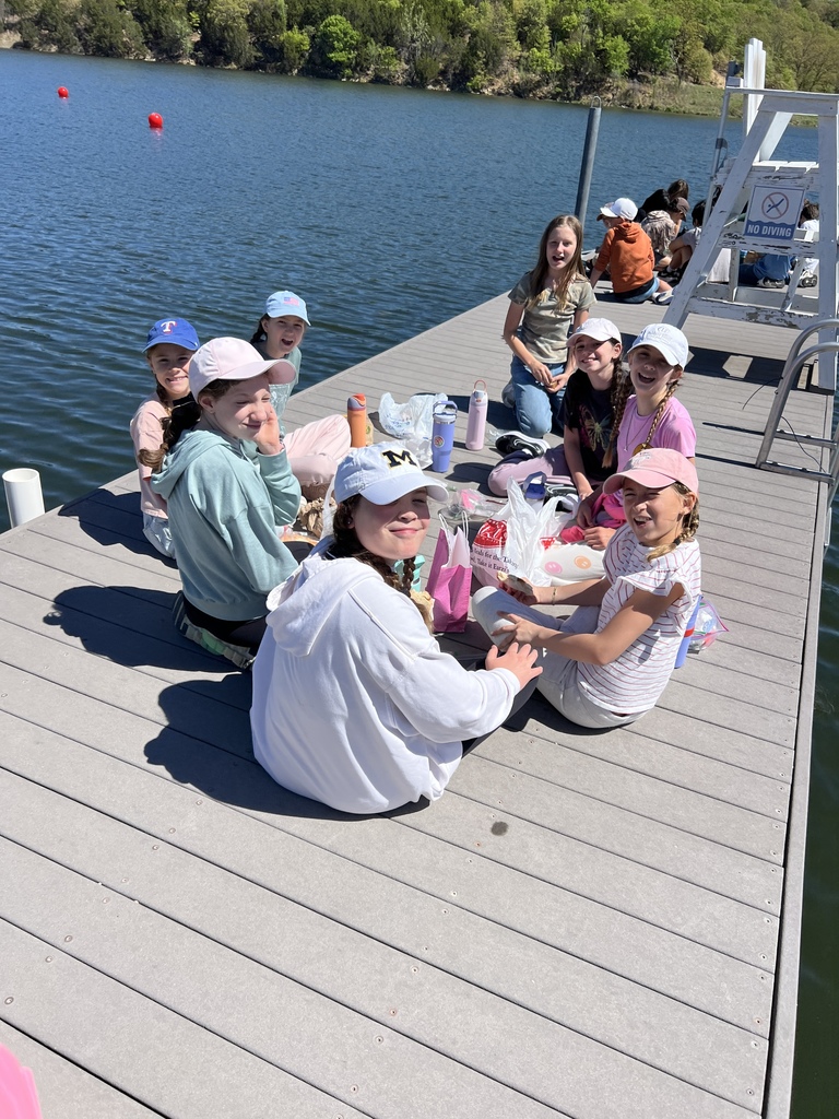 Fifth graders at Camp Classen.