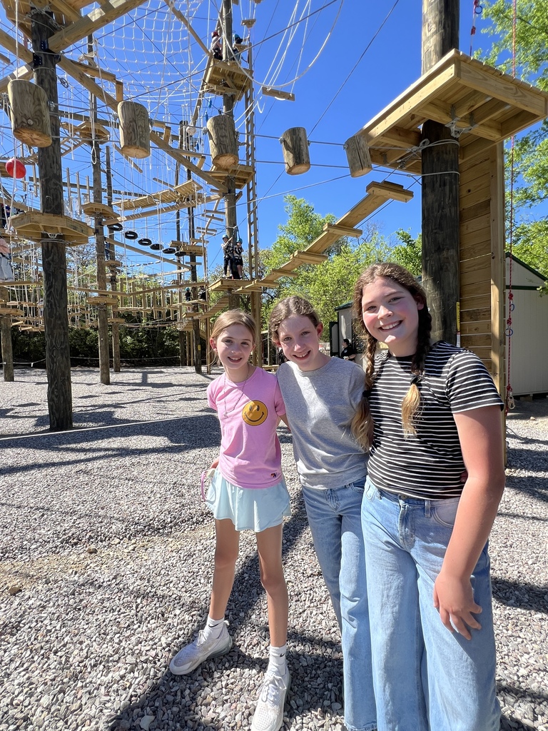 Fifth graders at Camp Classen.