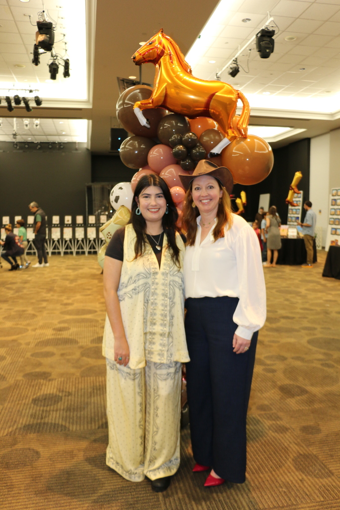 Art teacher, Maggie Higgs, and the Head of School, Meg Fahrenbrook.