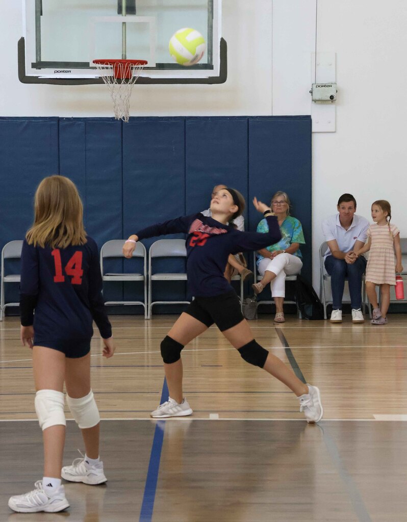Serving the ball