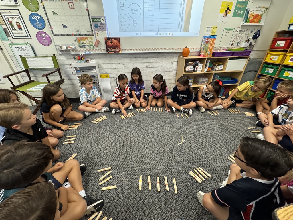 Counting popsicle sticks!