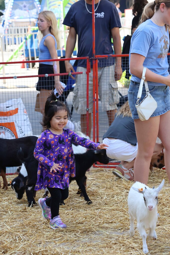 EC enjoying the Petting Zoo