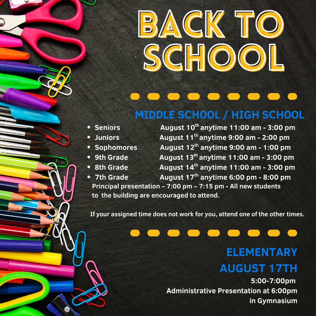back to school