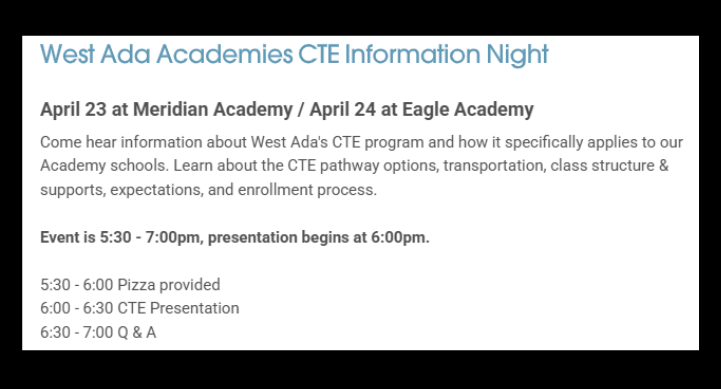 CTE Night