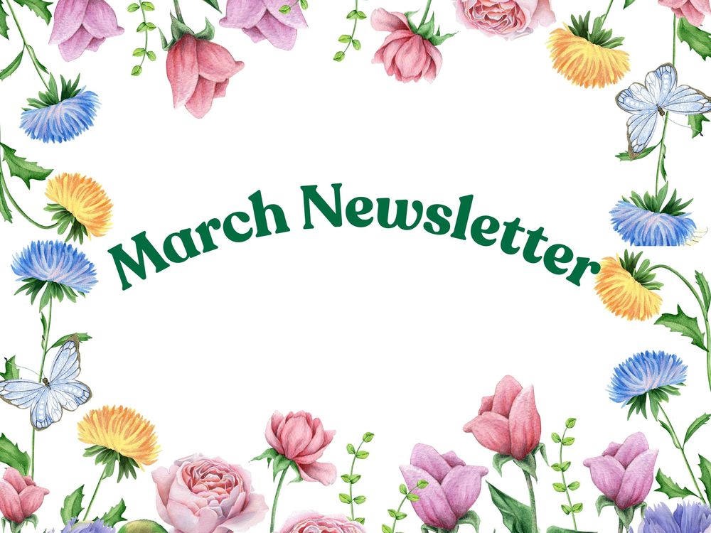 March newsletter graphic