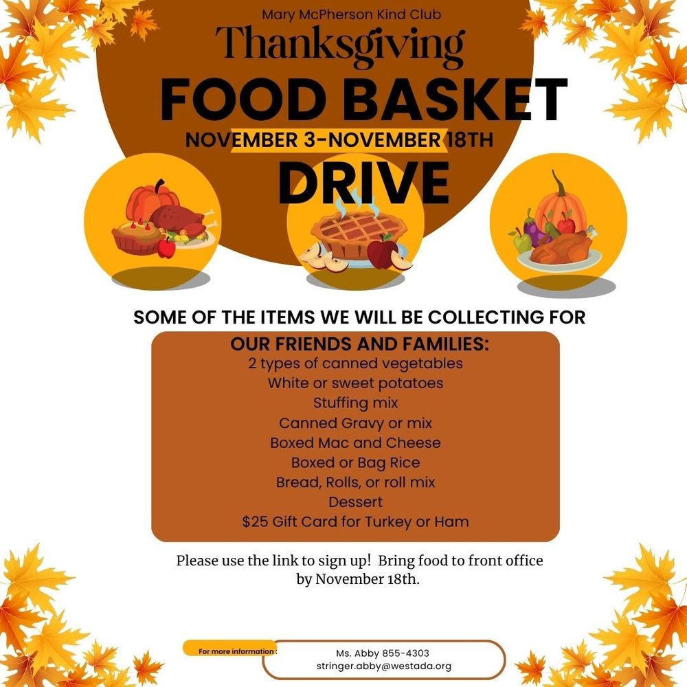 Thanksgiving Food Basket