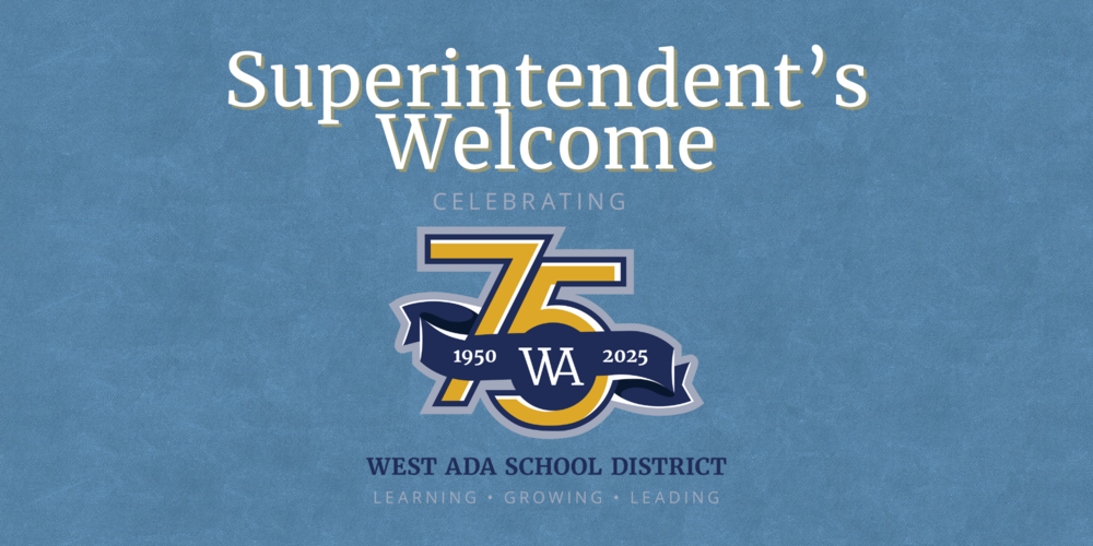 Superintendent's Welcome