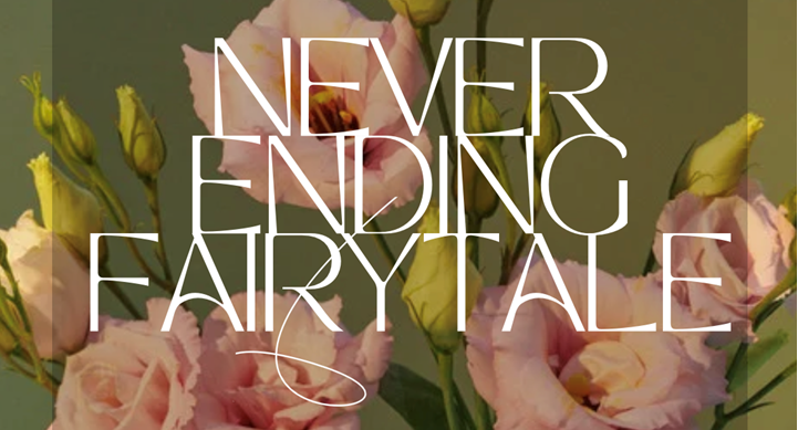 Never Ending Fairytale (flowers in background)