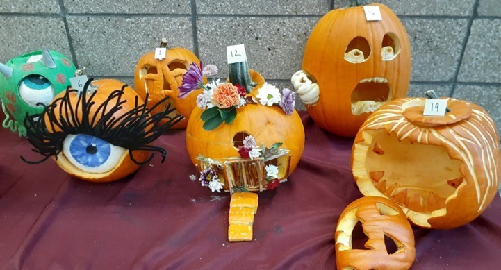 decorated pumpkins