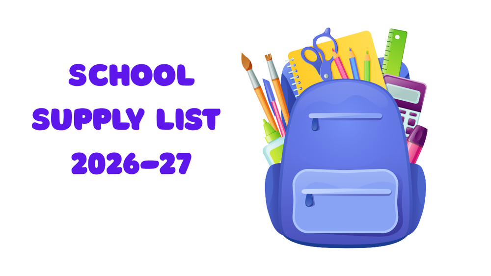 School supply list