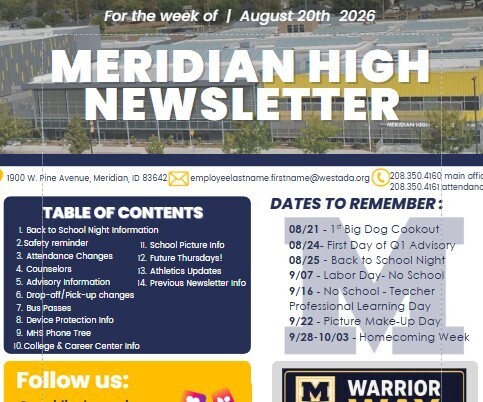 newsletter front page